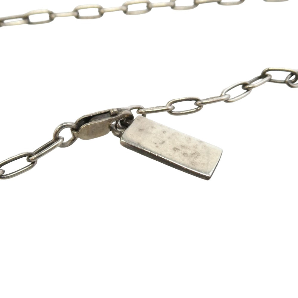 ケト クロス モチーフ ペンダントトップ ネックレス シルバー系【中古】