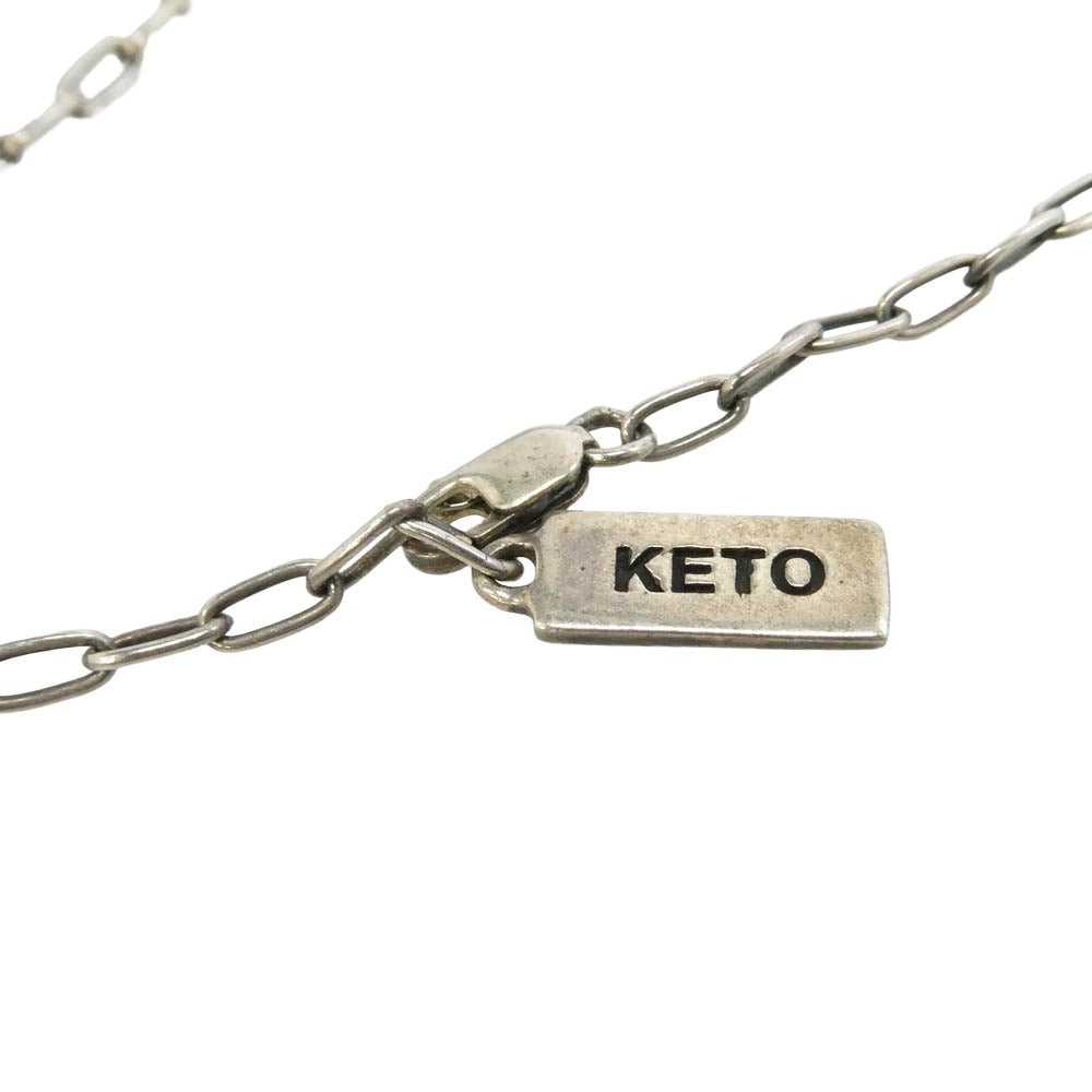 ケト シェル モチーフ ペンダントトップ ネックレス シルバー系【中古】