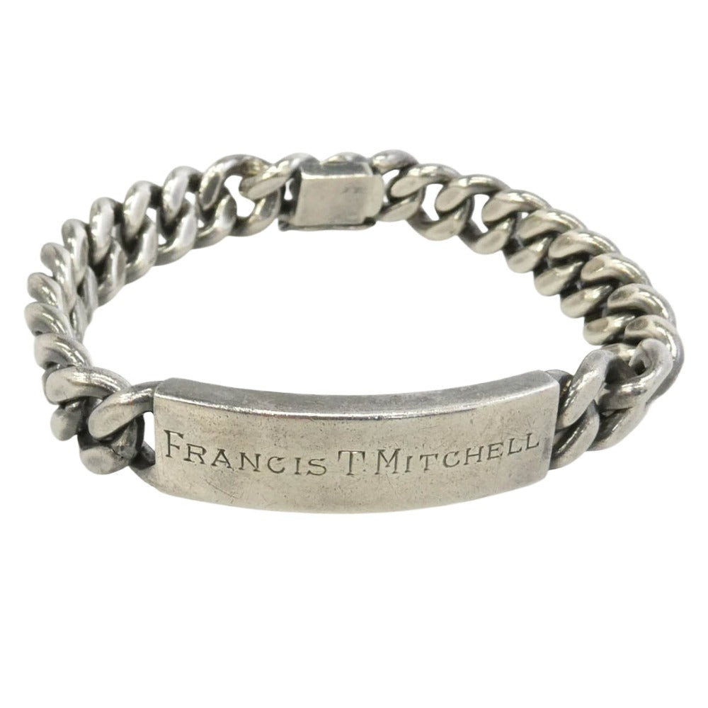 ヴィンテージ 40s U.S.M.C ID Napier Sterling Military ミリタリー ブレスレット シルバー系【中古】