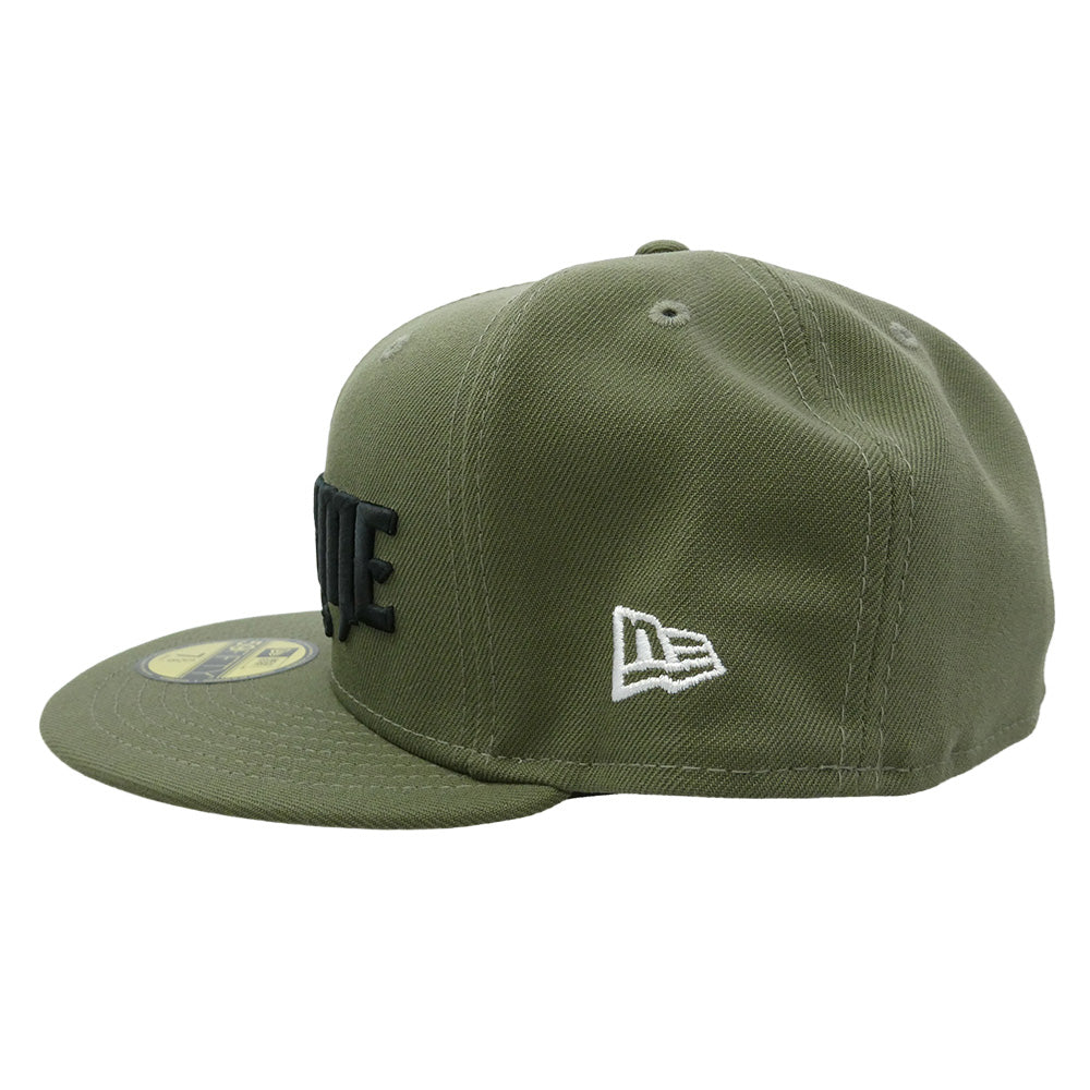 Supreme シュプリーム 24AW SUP-FW24-WEEK8-020 Mister Cartoon New Era ミスター カートゥーン ニューエラ キャップ 帽子 モスグリーン系【美品】【中古】
