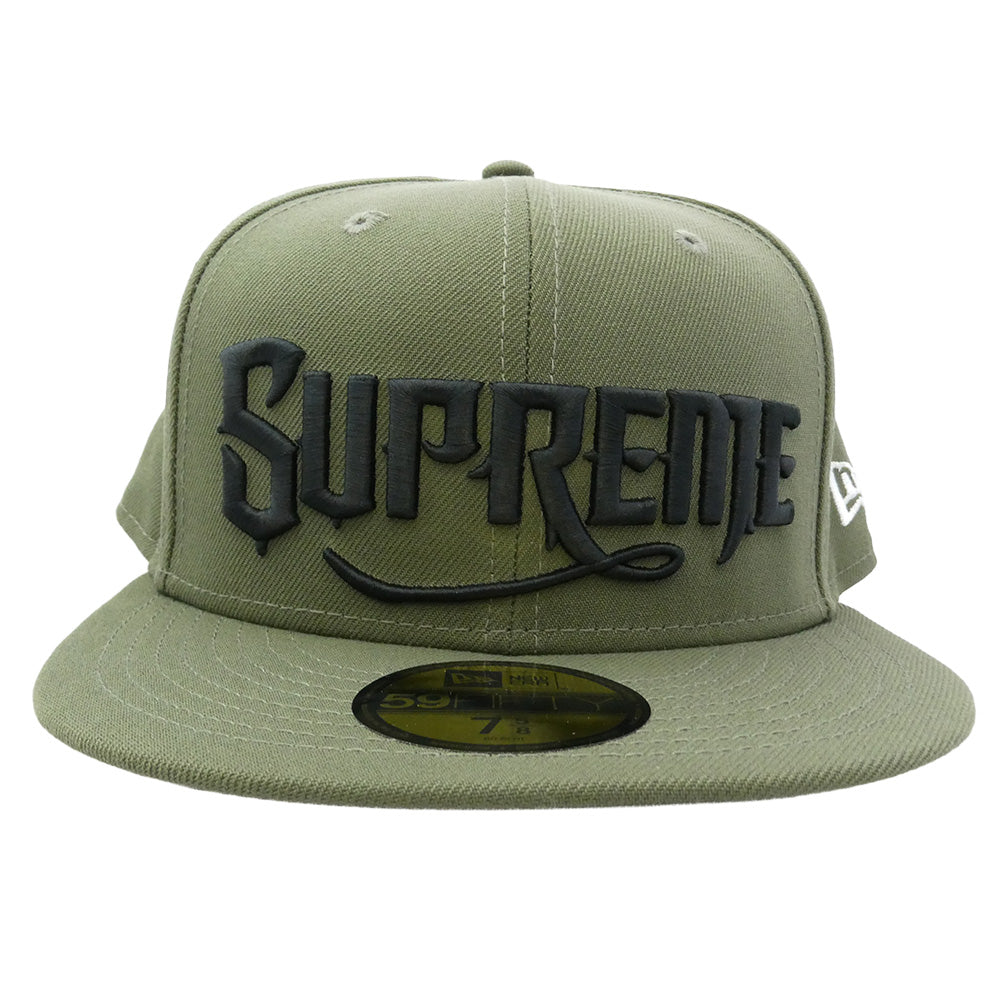 Supreme シュプリーム 24AW SUP-FW24-WEEK8-020 Mister Cartoon New Era ミスター カートゥーン ニューエラ キャップ 帽子 モスグリーン系【美品】【中古】