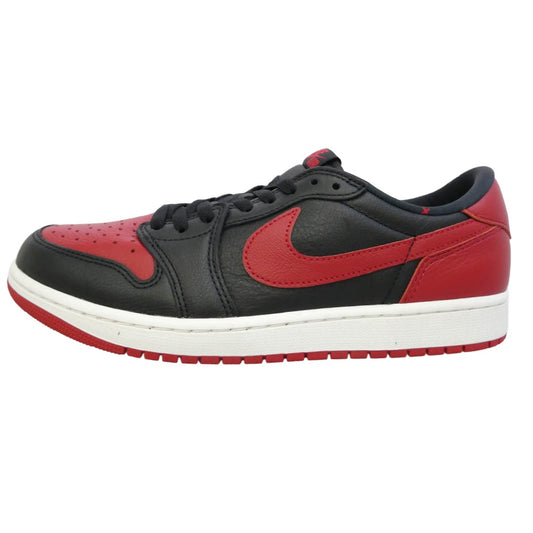 NIKE AIR JORDAN ナイキ ジョーダン 26SS IW6276-001 Air Jordan 1 Low OG Banned エア ジョーダン 1 レトロ LOW OG スニーカー エンジ系 28cm【新古品】【未使用】【中古】