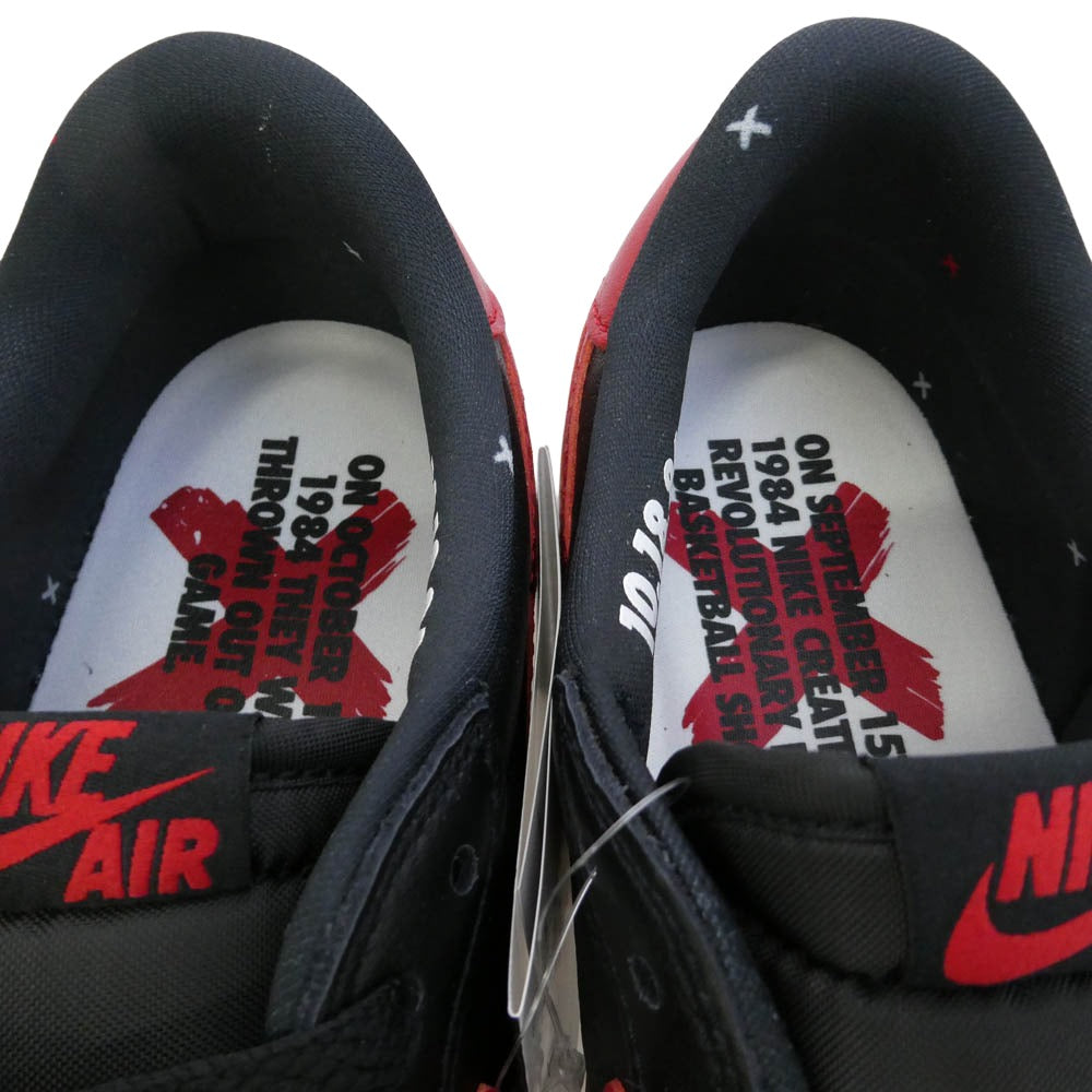 NIKE AIR JORDAN ナイキ ジョーダン 26SS IW6276-001 Air Jordan 1 Low OG Banned エア ジョーダン 1 レトロ LOW OG スニーカー エンジ系 28cm【新古品】【未使用】【中古】