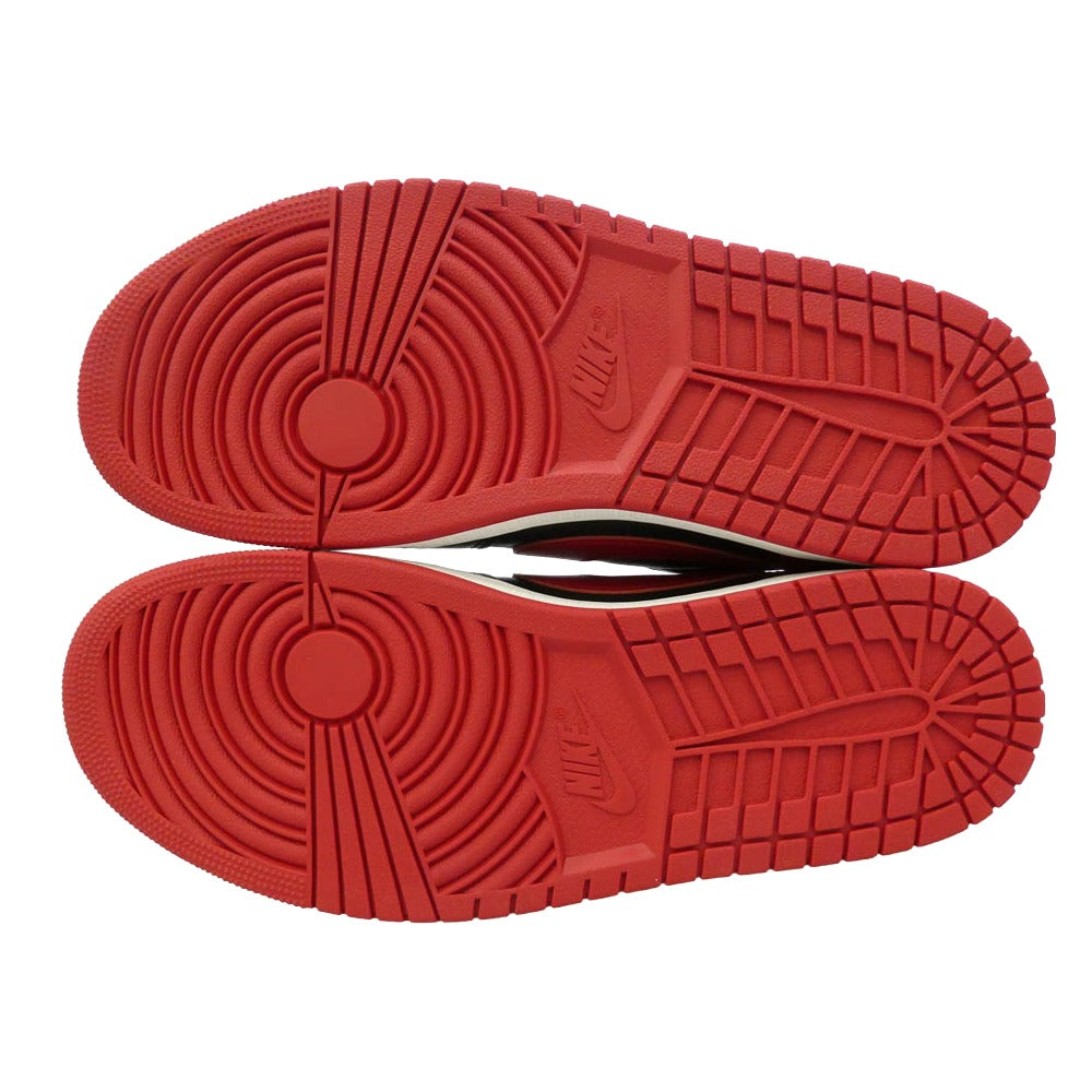 NIKE AIR JORDAN ナイキ ジョーダン 26SS IW6276-001 Air Jordan 1 Low OG Banned エア ジョーダン 1 レトロ LOW OG スニーカー エンジ系 28cm【新古品】【未使用】【中古】
