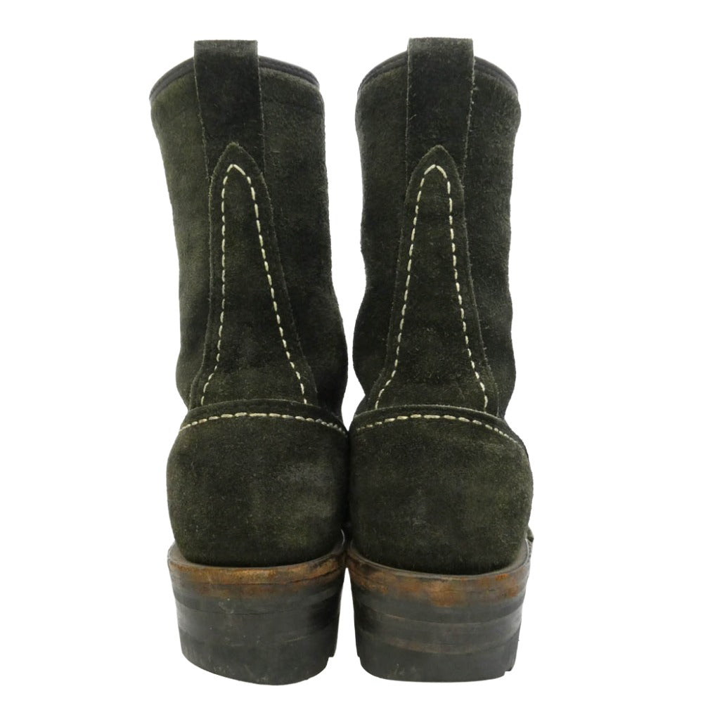 WESCO ウエスコ BK110100 Custom Jobmaster カスタム ジョブマスター ワーク ブーツ カーキ系 ブラック系 8 1/2E【中古】