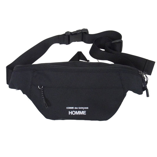 COMME des GARCONS HOMME コムデギャルソンオム HQ-K291-051-1-1 WAIST BAG エステル コーデュラ ボディ ウエスト ポーチ バッグ ブラック系【新古品】【未使用】【中古】