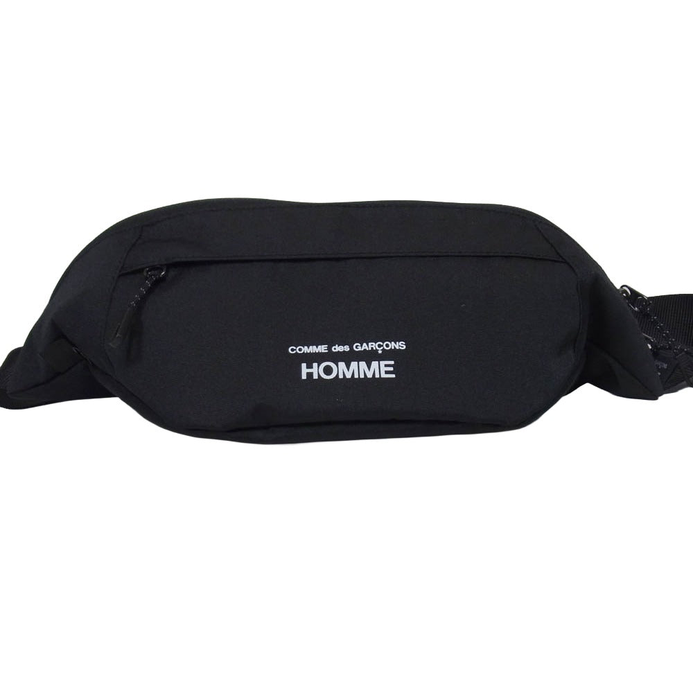 COMME des GARCONS HOMME コムデギャルソンオム HQ-K291-051-1-1 WAIST BAG エステル コーデュラ ボディ ウエスト ポーチ バッグ ブラック系【新古品】【未使用】【中古】
