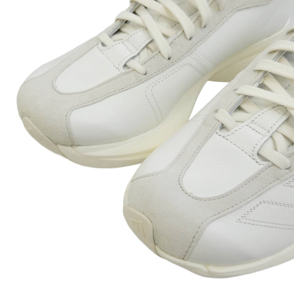 Y-3 Yohji Yamamoto ワイスリー ヨウジヤマモト JR4206 ADIOS PRO 3.0 LX アディオス プロ ローカット スニーカー ホワイト系 27.5cm【中古】