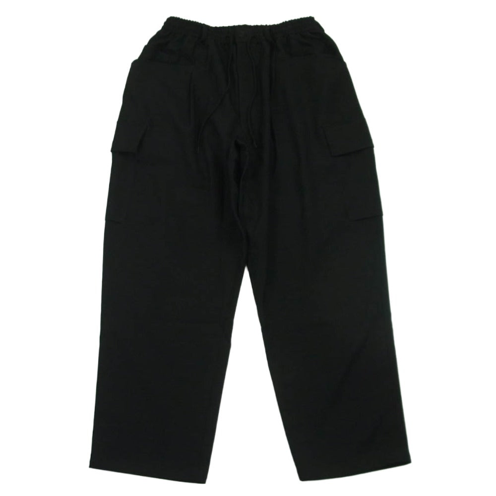 Y-3 Yohji Yamamoto ワイスリー ヨウジヤマモト 26SS KH3044 SPORT UNIFORM UT STRAIGHT LEG PANTS スポーツ ユニフォーム ユーティリティー ストレート レッグ パンツ ブラック系 M【極上美品】【中古】