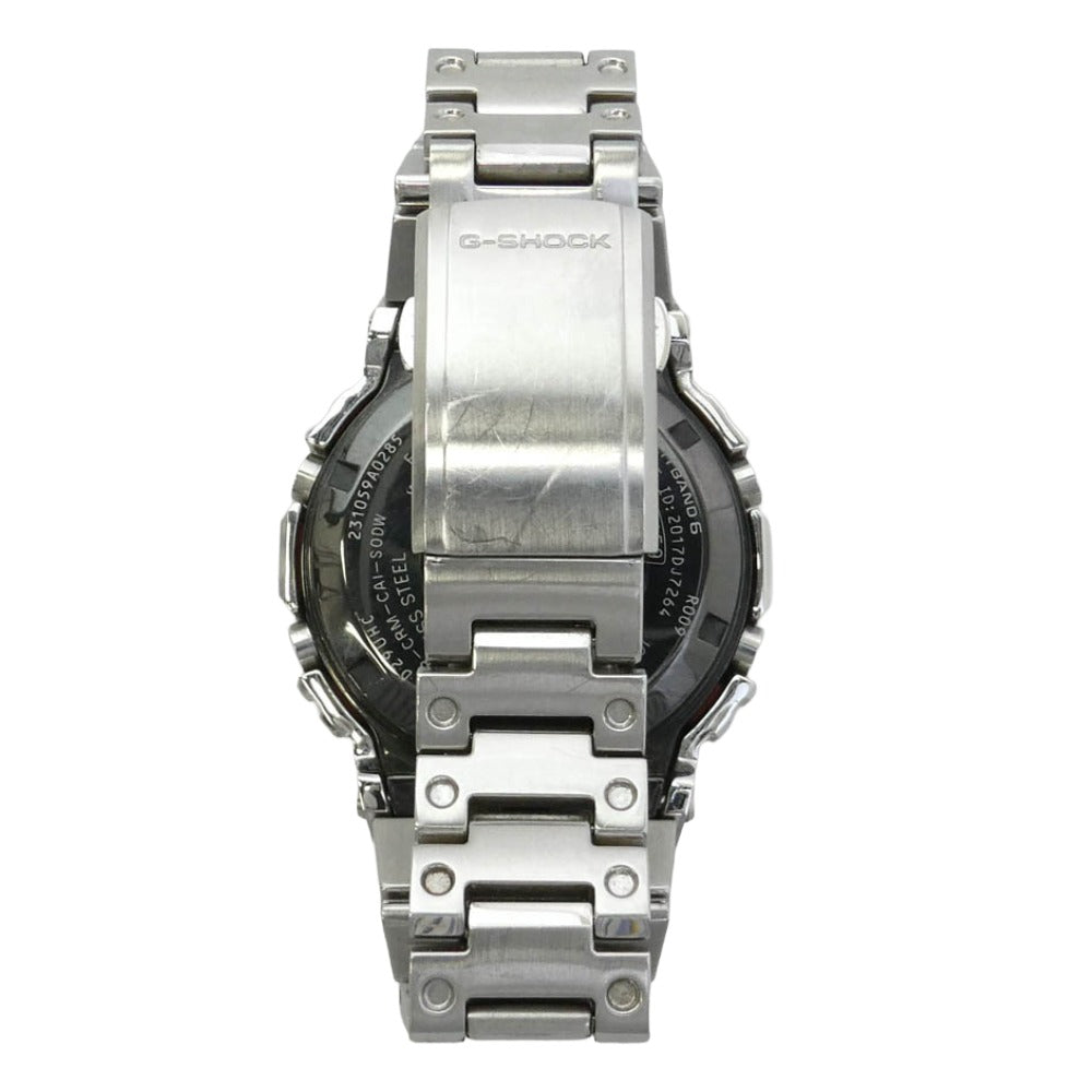 G-SHOCK ジーショック GMW-B5000D-1JF CASIO 5000 SERIES 電波ソーラー フルメタル 腕時計 シルバー系【中古】
