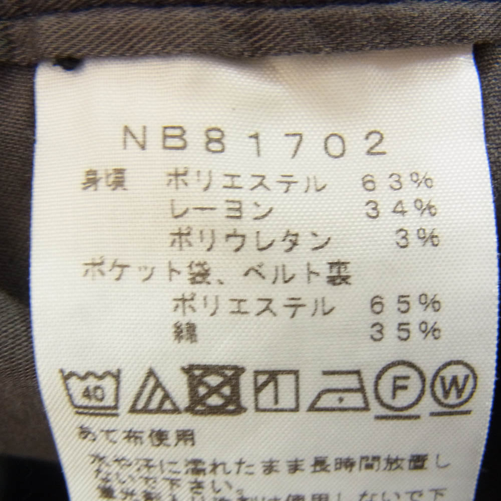 THE NORTH FACE ノースフェイス NB81702 INYO PANT インヨー パンツ ダークグレー系 M【中古】
