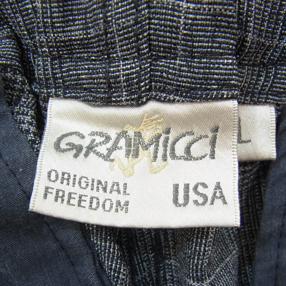 Gramicci グラミチ BEAMS ビームス × B:MING by BEAMS 別注 チェック ベイカー パンツ グレー系 L【中古】