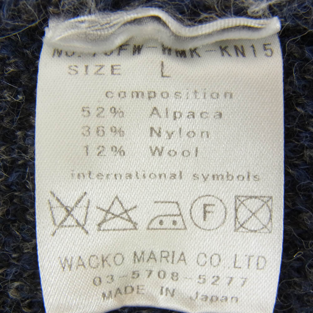 WACKO MARIA ワコマリア 16AW 16FW-WMK-KN15 「BABYALPACA