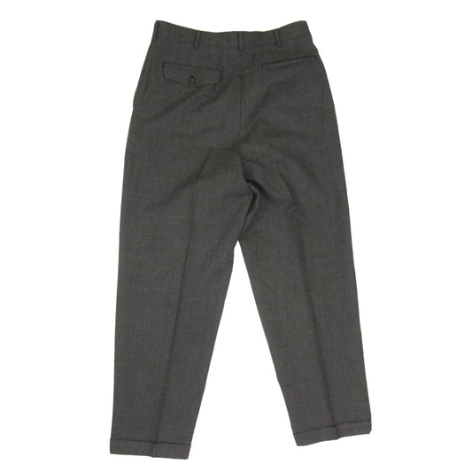 COMME des GARCONS HOMME コムデギャルソンオム HP-04037M Vintage ヴィンテージ 90s 田中オム 2タック 千鳥柄 チェック スラックス パンツ グレー系 M【中古】