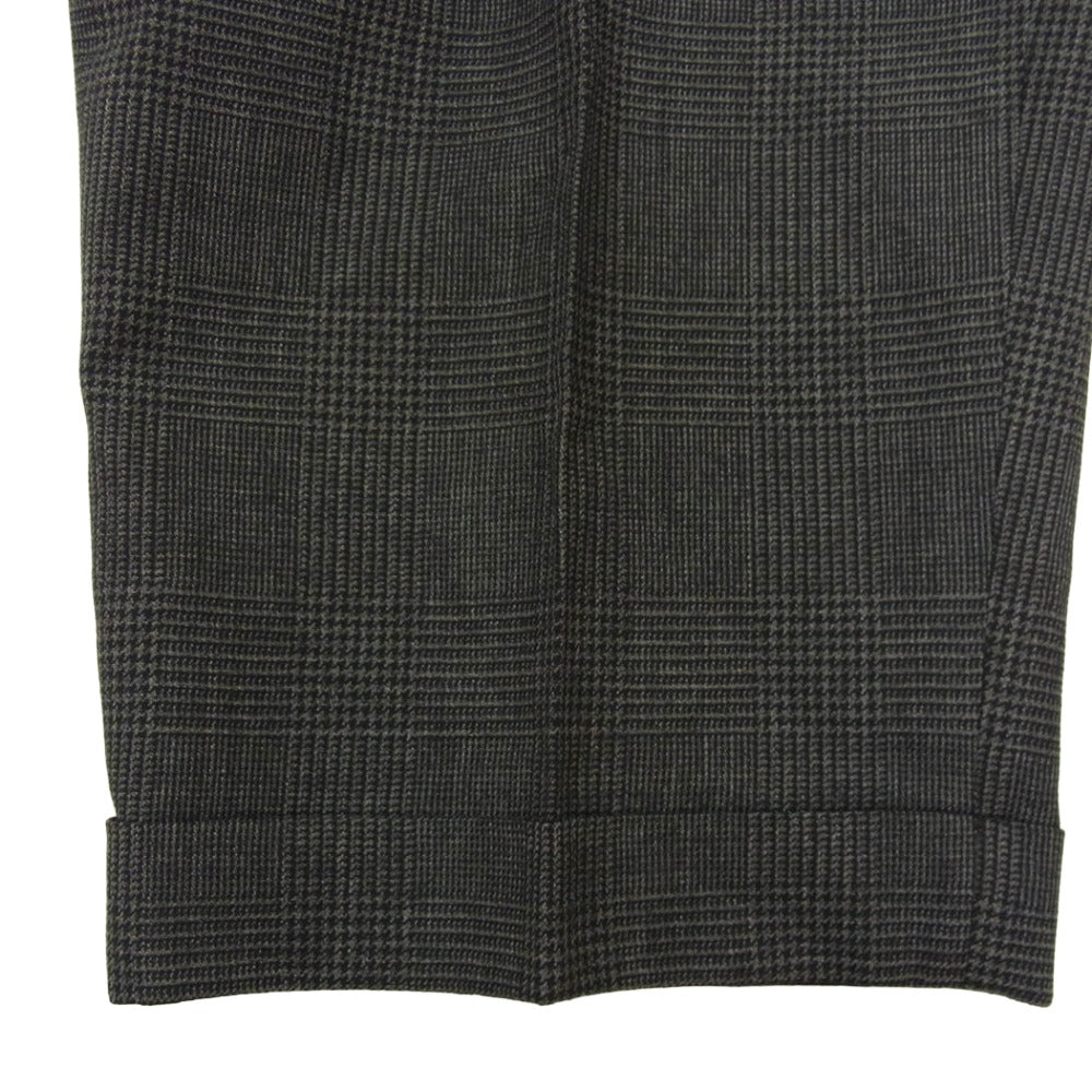 COMME des GARCONS HOMME コムデギャルソンオム HP-04037M Vintage ヴィンテージ 90s 田中オム 2タック 千鳥柄 チェック スラックス パンツ グレー系 M【中古】