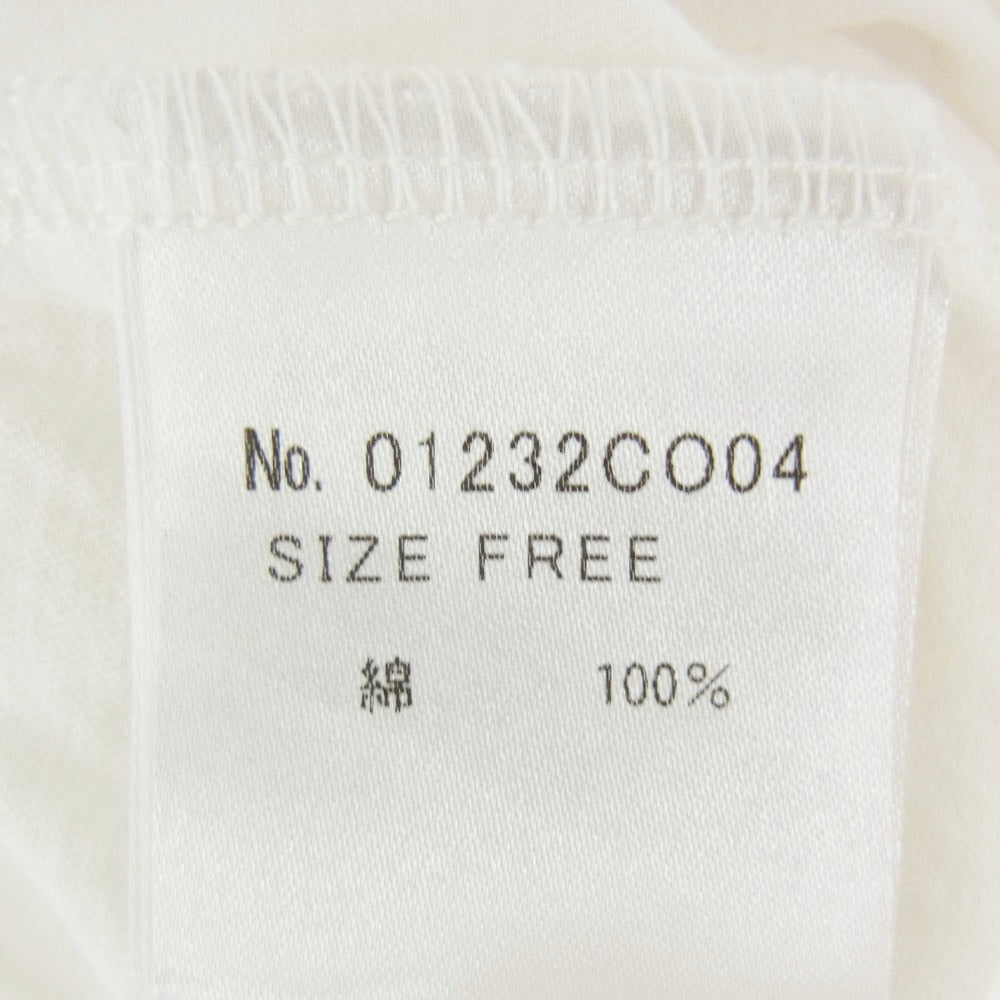 HYSTERIC GLAMOUR ヒステリックグラマー 01232CO04 ガールプリント 半袖 ワンピース ホワイト系 FREE【中古】