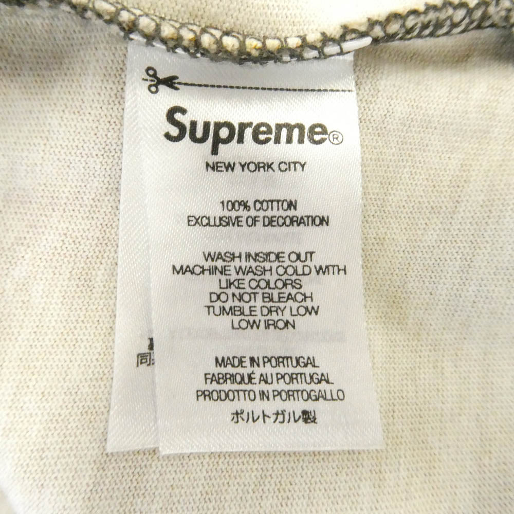 Supreme シュプリーム 22AW Lions' Den S/S Top ライオンプリント クルーネック 総柄 半袖 Tシャツ ブラック系 L【中古】