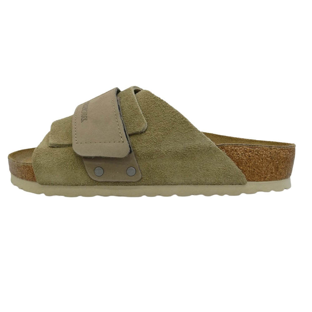 BIRKENSTOCK ビルケンシュトック 1015572 Kyoto Suede Soft Suede & Nubuck キョウト スエード サンダル ベージュ系 39【極上美品】【中古】