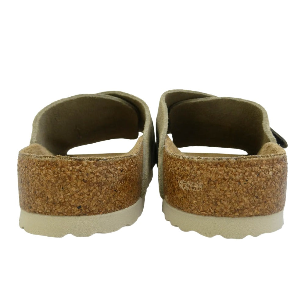BIRKENSTOCK ビルケンシュトック 1015572 Kyoto Suede Soft Suede & Nubuck キョウト スエード サンダル ベージュ系 39【極上美品】【中古】