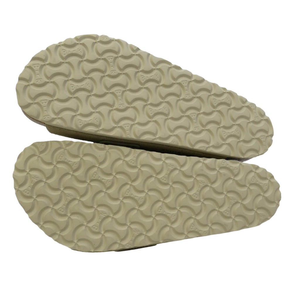 BIRKENSTOCK ビルケンシュトック 1015572 Kyoto Suede Soft Suede & Nubuck キョウト スエード サンダル ベージュ系 39【極上美品】【中古】