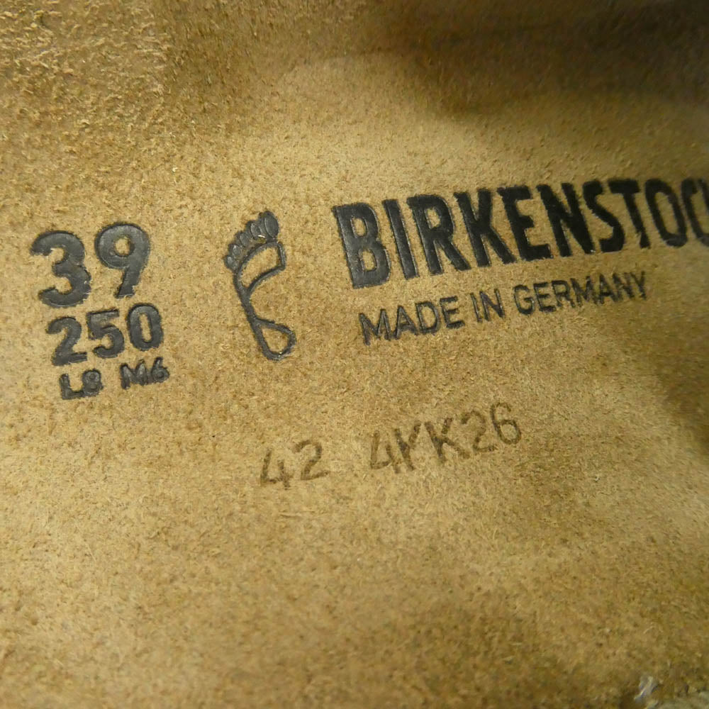 BIRKENSTOCK ビルケンシュトック 1015572 Kyoto Suede Soft Suede & Nubuck キョウト スエード サンダル ベージュ系 39【極上美品】【中古】