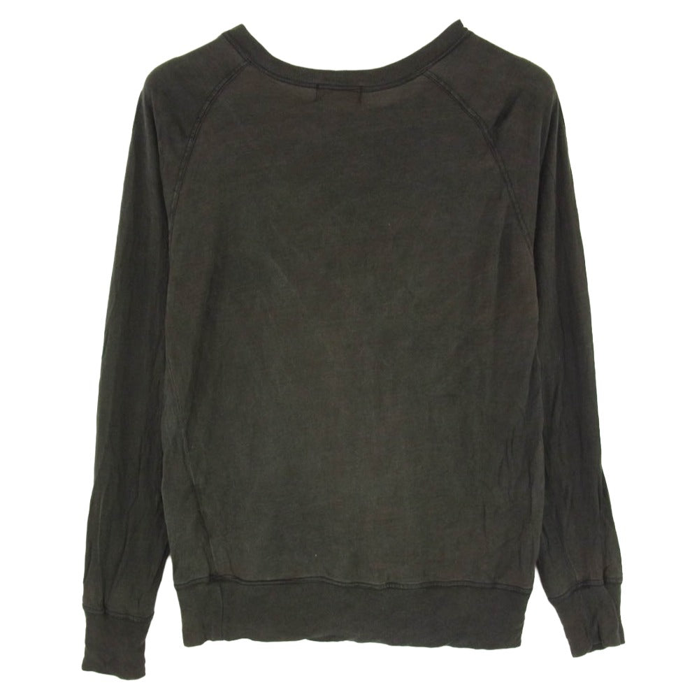 HYSTERIC GLAMOUR ヒステリックグラマー 01173CL10 ヒスガール プリント ラグランスリーブ ロングスリーブ Tシャツ 長袖 カットソー グレー系 FREE【中古】
