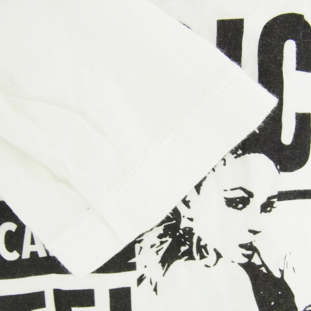HYSTERIC GLAMOUR ヒステリックグラマー 0163CL10 MOTEL BAR プリント ロングスリーブ Tシャツ 長袖カットソー ホワイト系 FREE【中古】