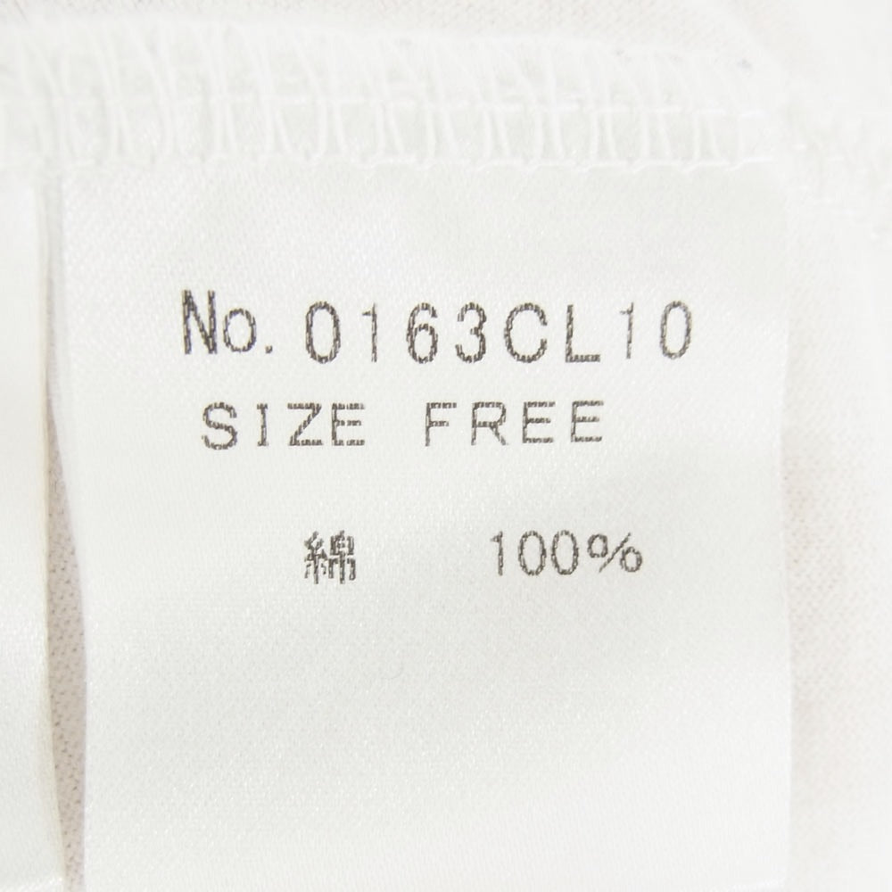 HYSTERIC GLAMOUR ヒステリックグラマー 0163CL10 MOTEL BAR プリント ロングスリーブ Tシャツ 長袖カットソー ホワイト系 FREE【中古】