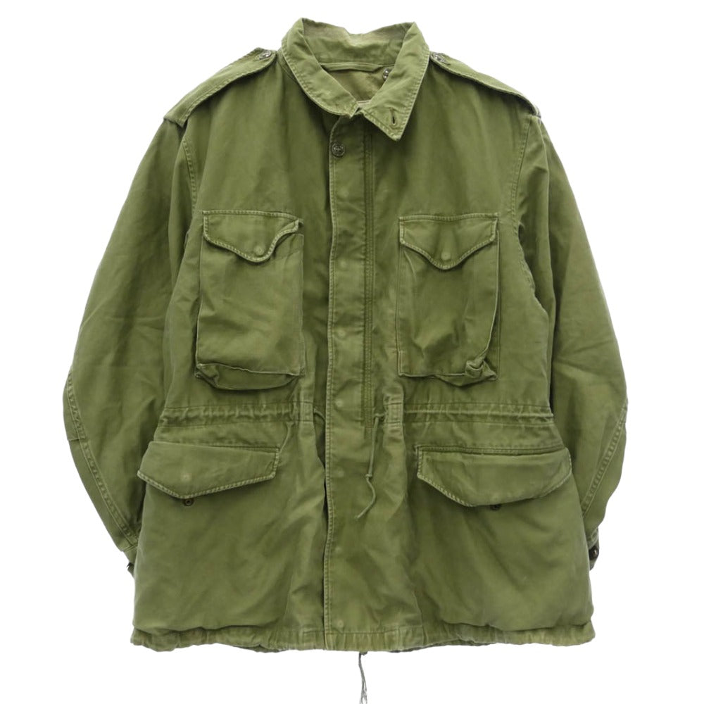 ヴィンテージ 60s U.S. Army 米軍実物 M51 フィールド ジャケット ミリタリージャケット カーキ系 L【中古】