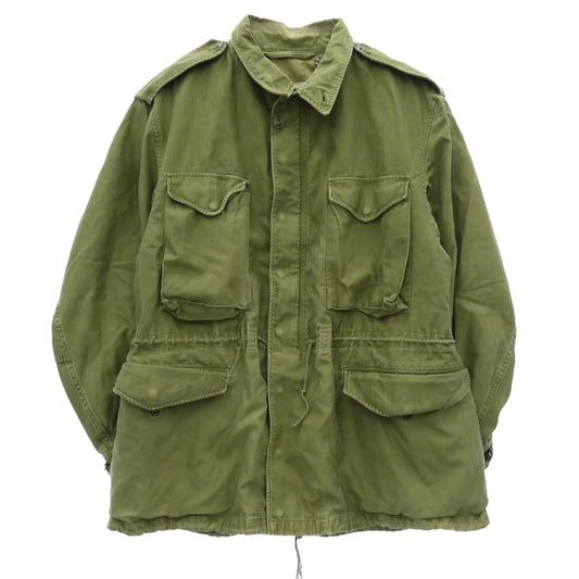 ヴィンテージ 60s U.S. Army 米軍実物 M51 フィールド ジャケット ミリタリージャケット カーキ系 L【中古】