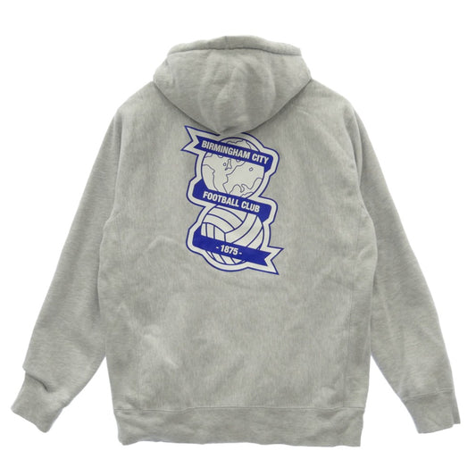 UNDEFEATED アンディフィーテッド 23AW x Birmingham City Football Club バーミンガム・シティ FC TEAM HOODIE チーム フーディー パーカー グレー系 L【中古】