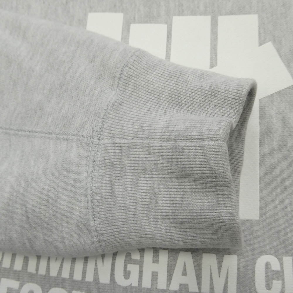 UNDEFEATED アンディフィーテッド 23AW x Birmingham City Football Club バーミンガム・シティ FC TEAM HOODIE チーム フーディー パーカー グレー系 L【中古】