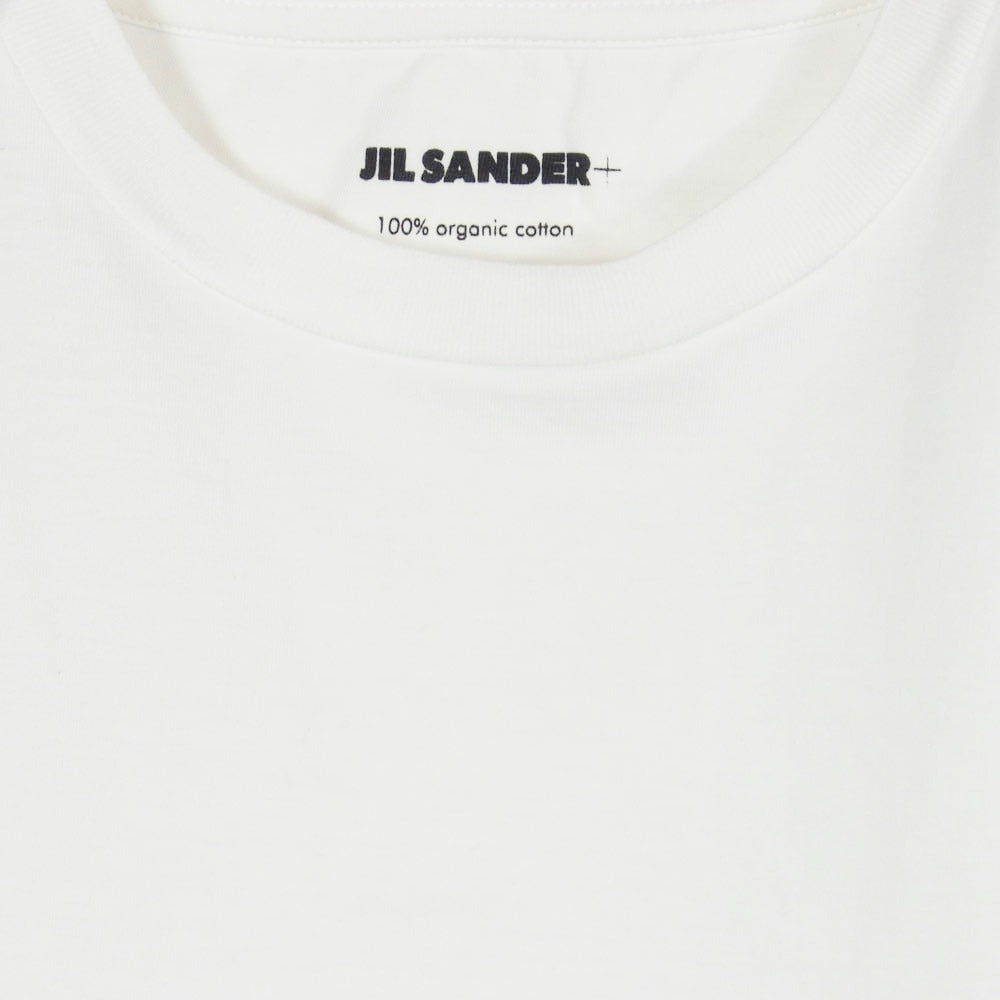 JIL SANDER+ ジルサンダープラス JPYR706590MR24880802 ジルサンダープラス ロゴパッチ クルーネック 半袖 Tシャツ ホワイト系 M【中古】