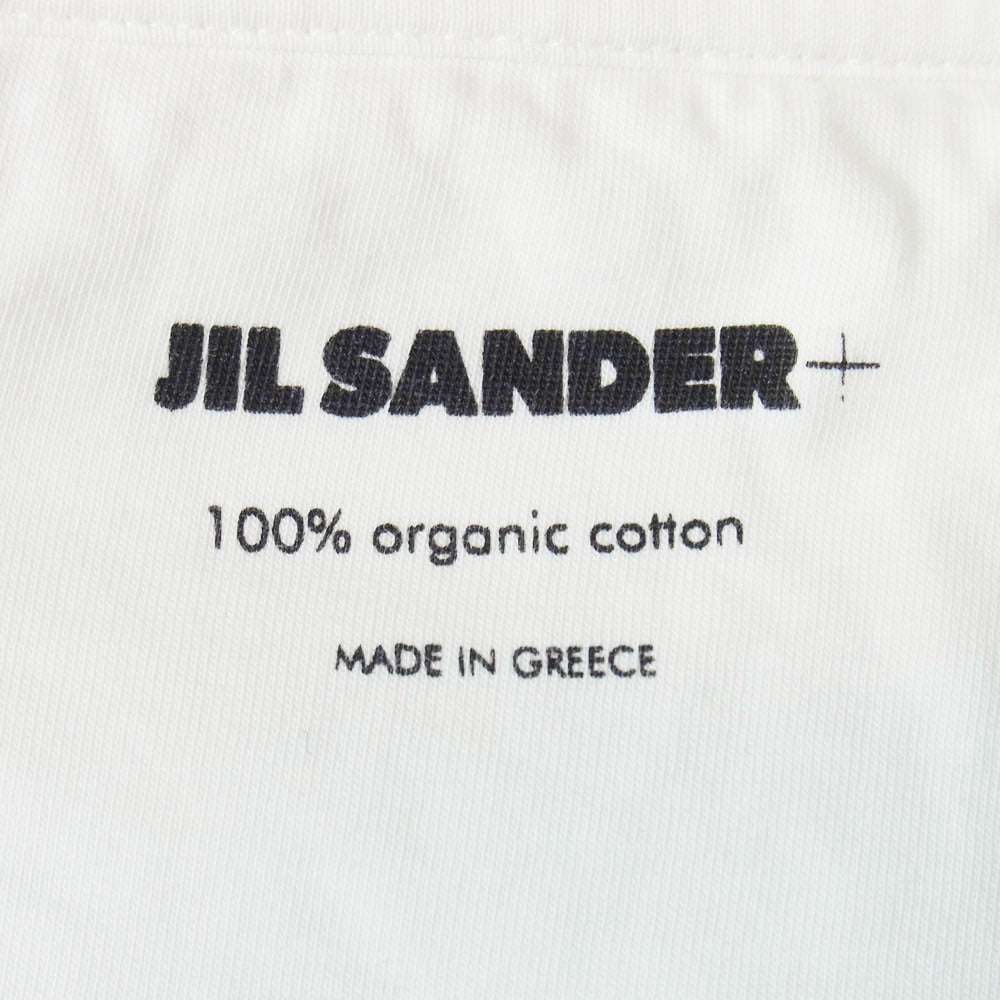 JIL SANDER+ ジルサンダープラス JPYR706590MR24880802 ジルサンダープラス ロゴパッチ クルーネック 半袖 Tシャツ ホワイト系 M【中古】