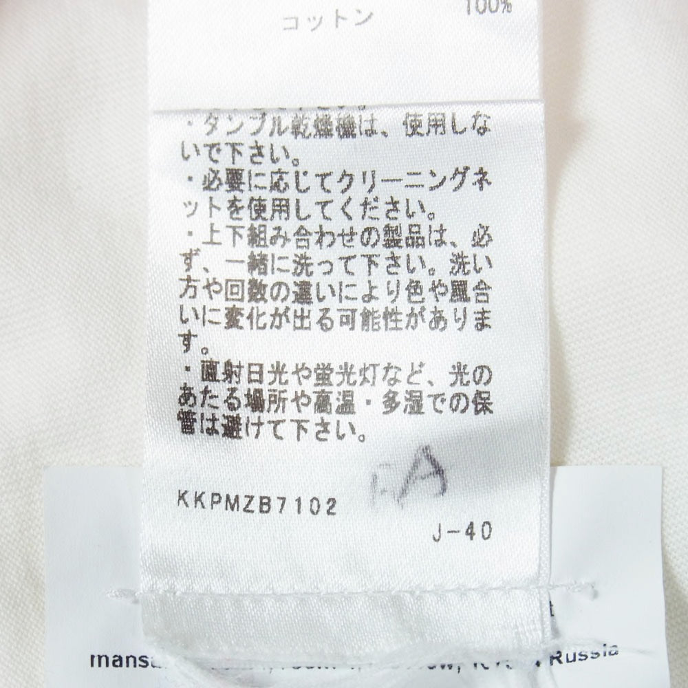 JIL SANDER+ ジルサンダープラス JPYR706590MR24880802 ジルサンダープラス ロゴパッチ クルーネック 半袖 Tシャツ ホワイト系 M【中古】