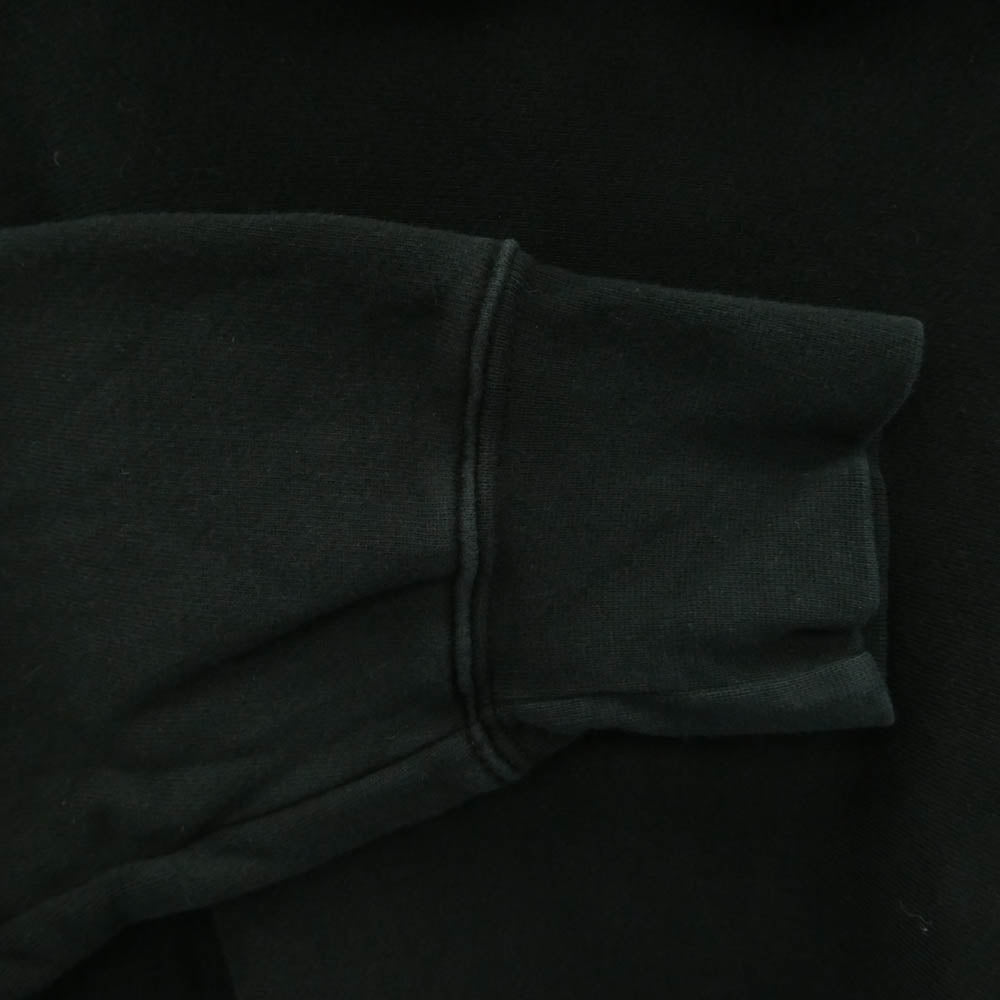 レスティエン CROPPED SWEAT HOODIE クロップド スウェット フーディー パーカー ブラック系 M【中古】