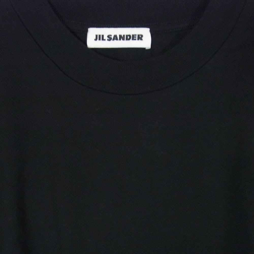 JIL SANDER ジルサンダー J21GC0004 J45084 コットン クルーネック 半袖 Tシャツ ブラック系 M【中古】