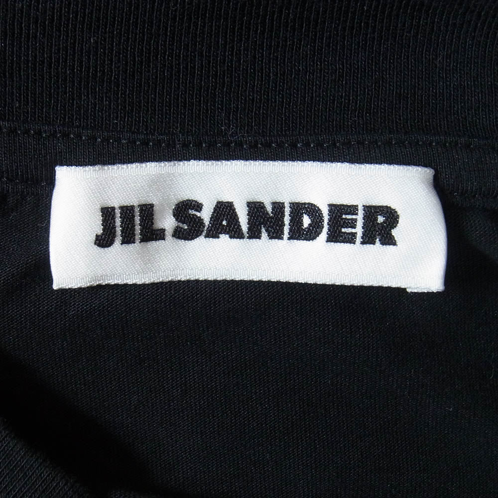 JIL SANDER ジルサンダー J21GC0004 J45084 コットン クルーネック 半袖 Tシャツ ブラック系 M【中古】