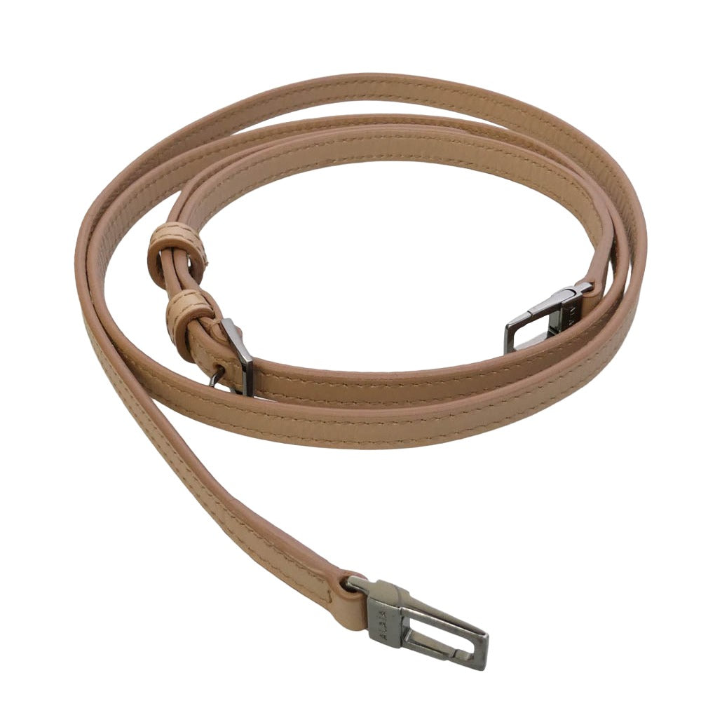 ALAIA アライア カットワーク 2WAY ショルダー ハンド バッグ ベージュ系【中古】