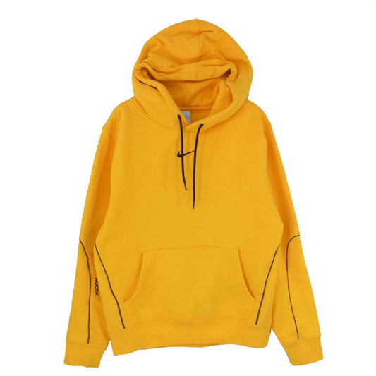 NIKE ナイキ 20AW DA3920-739 × DRAKE NOCTA ドレイク ノクタ Hoodie ロゴ刺繍 プルオーバーパーカー フーディ イエロー系 S【中古】