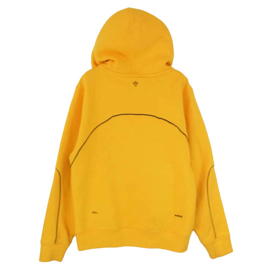 NIKE ナイキ 20AW DA3920-739 × DRAKE NOCTA ドレイク ノクタ Hoodie ロゴ刺繍 プルオーバーパーカー フーディ イエロー系 S【中古】