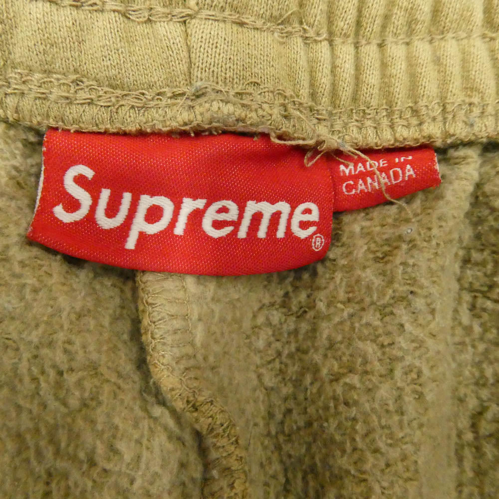Supreme シュプリーム 23AW Small Box Sweatshort スモールボックスロゴ スウェット ショーツ ハーフパンツ ベージュ系 M【中古】