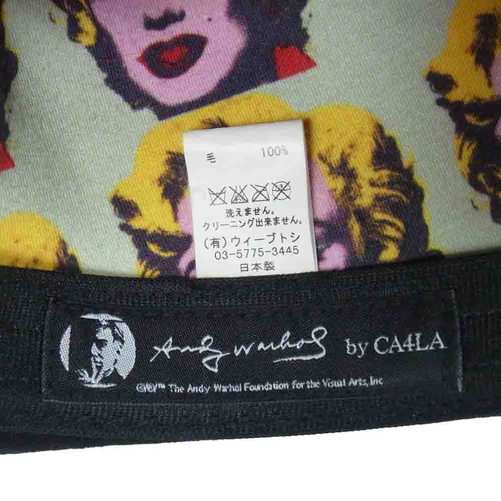 CA4LA カシラ ANDY WARHOL アンディウォーホル フェルト ハット 帽子 ブラック系【中古】