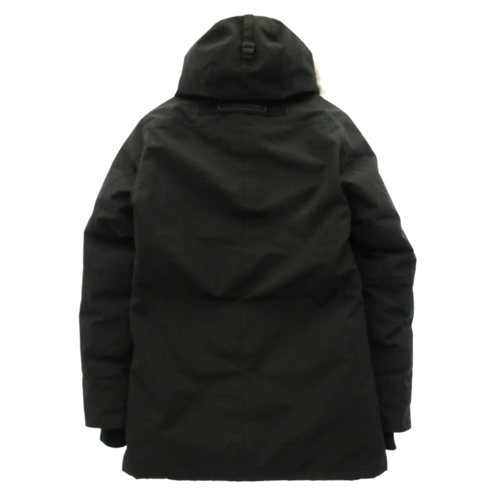 CANADA GOOSE カナダグース 3426MB サザビーリーグタグ CHATEAU PARKA BLACK LABEL HERITAGE シャトー パーカー ブラックレーベル ヘリテージ コヨーテファー フーデッド ダウン コート ジャケット ブラック系 S/P【中古】