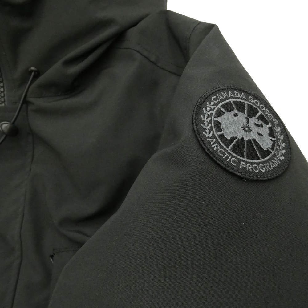 CANADA GOOSE カナダグース 3426MB サザビーリーグタグ CHATEAU PARKA BLACK LABEL HERITAGE シャトー パーカー ブラックレーベル ヘリテージ コヨーテファー フーデッド ダウン コート ジャケット ブラック系 S/P【中古】