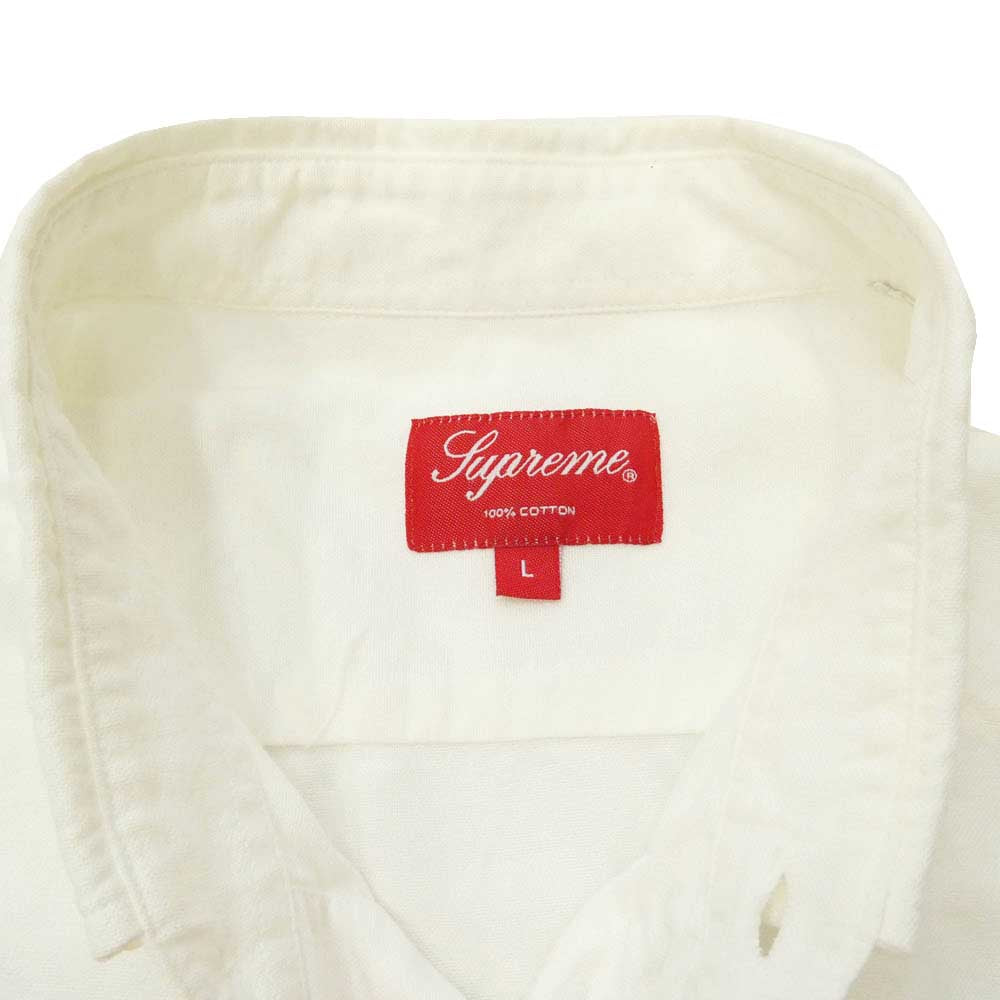 Supreme シュプリーム 18SS Washed Twill Shirt ウォッシュド ツイル