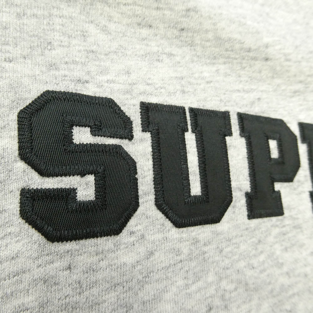 Supreme シュプリーム 25AW Collegiate Applique S/S Top カレッジ アップリケ トップ Tシャツ グレー系 L【中古】