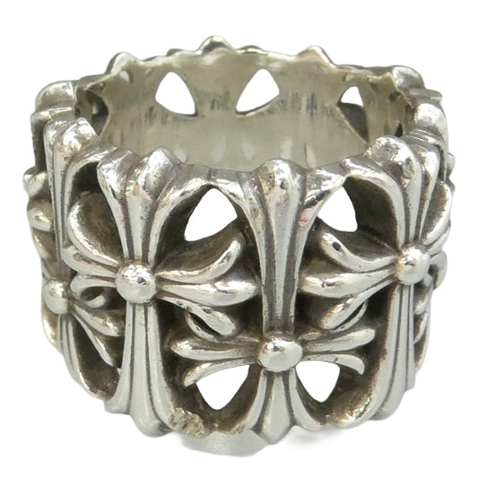 CHROME HEARTS クロムハーツ（原本有） CEMETERY セメタリークロス リング シルバー系 約19号【中古】