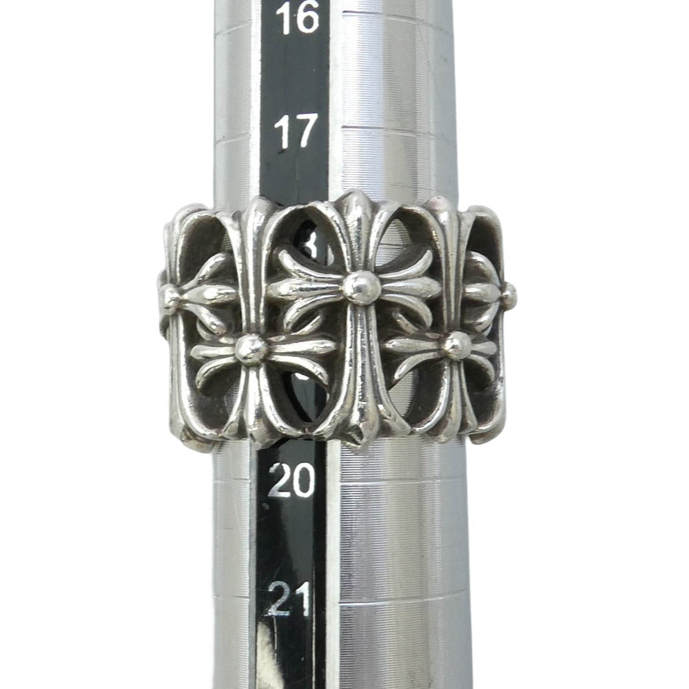CHROME HEARTS クロムハーツ（原本有） CEMETERY セメタリークロス リング シルバー系 約19号【中古】