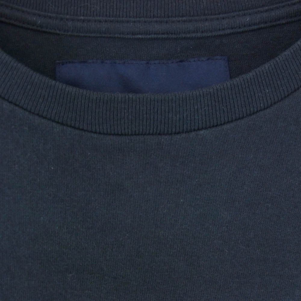 DESCENDANT ディセンダント 24SS Team SS チーム ロゴ プリント 半袖 Tシャツ ネイビー系 2【中古】